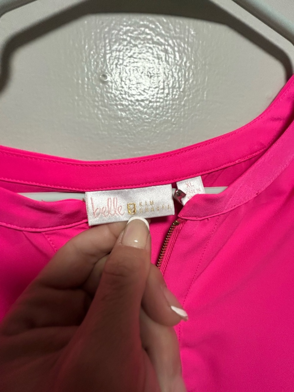 Belle & Bloom Hot Pink Dress Top